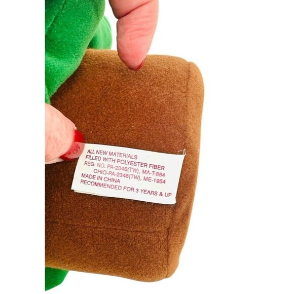 Vintage T. L. Toys Singing and Dancing Christmas Tree Musical Animated Plush Toy - Picture 8 of 11